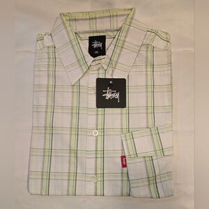 Stüssy Button Up Plaid Shirt